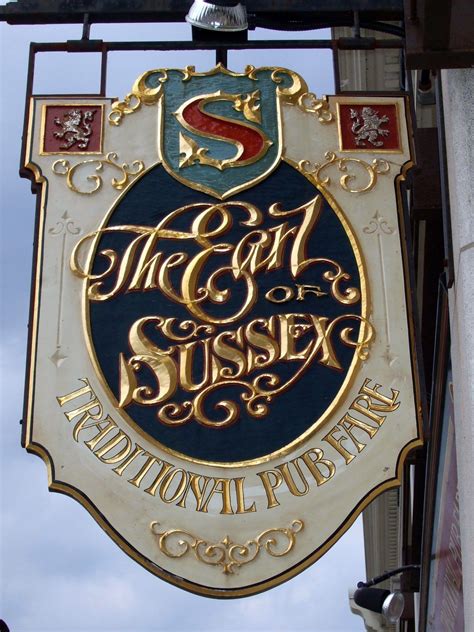The Earl of Sussex pub | Pub signs, Pub, British pub