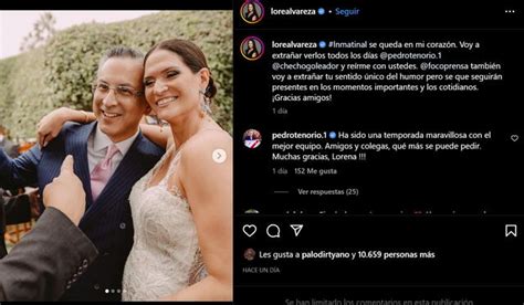 Lorena Álvarez Dedica Sentido Mensaje A Pedro Tenorio Tras Anunciar Su