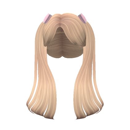 Dolly Long Pigtails With Bows Blonde Roblox Item Rolimon S