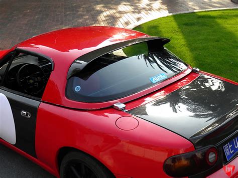 Carbonmiata Hardtop Spoiler For Nanb Mazda Miata Mx 5 Topmiata