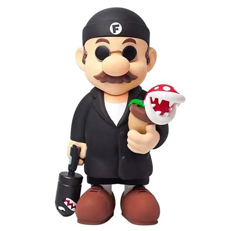 Коллекционная фигурка игрушка Марио Super Mario Bros с цветком Пираньи ...