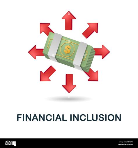 Financial Inclusion Icon 3d Illustration From Fintech Collection