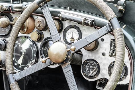 Vintage Bentley Race Car interior Photograph by Sjoerd Van der Wal | Fine Art America