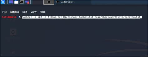 Hashcat Tool In Kali Linux GeeksforGeeks