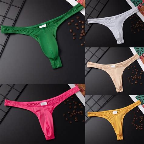 Men S G String Briefs Thong Bikini Underwear Sexy T Back Pouch Panties Swimwear Ebay