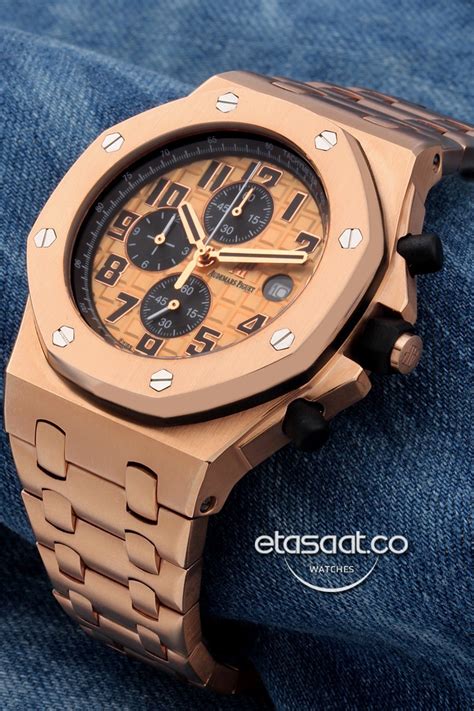 Audemars Piguet Royal Oak Offshore Rose Gold Eta Saat Rolex Replika