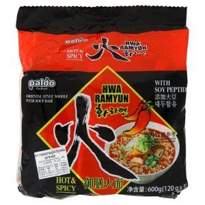 Paldo Hwa Ramyun Hot Spicy Oriental Style Noodle With Soup Base G X Sachets Asiansnacks