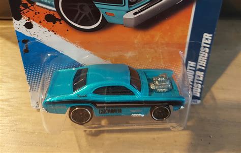 Hot Wheels PLYMOUTH Duster Thruster W Green Lantern Packaging NIP Teal Etsy