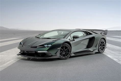 Mansory Carbon Fiber Body Kit Set For Lamborghini Aventador Svj Cabrera