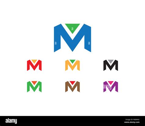 Logo Art And Symbol Design By Letter Hi Res Stock Photography And