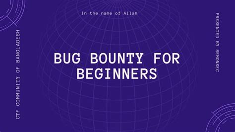 Bug Bounty For Beginners | PPT