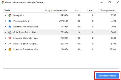 Gerenciador De Tarefas Do Chrome Saiba Como Fechar Abas Que Travam O