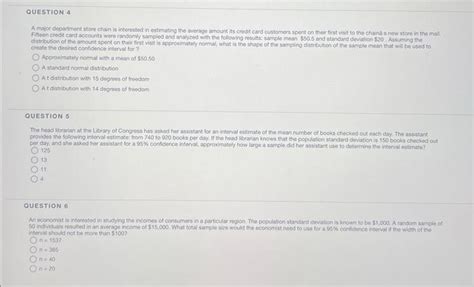 Solved A major department store chain is interested in | Chegg.com