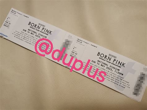 CAT 2 PEN A2 BLACKPINK BORN PINK CONCERT TICKETS X 2 Tickets