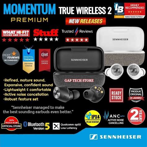 Promo Sennheiser Momentum True Wireless 2 / Mark Ii Premium Tws ...