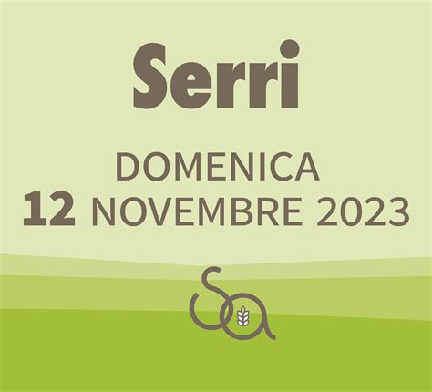 Saboris Antigus A Serri Domenica Novembre Scopri Il Programma