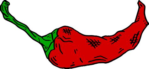 Red Hot Chilli Pepper Clipart PNG Transparent OnlyGFX