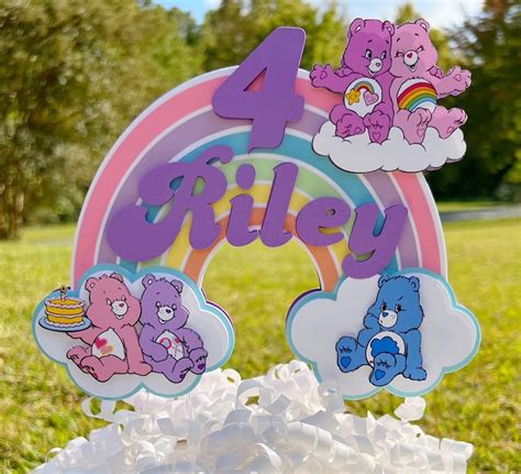 Care Bears Cake Topper Etsy