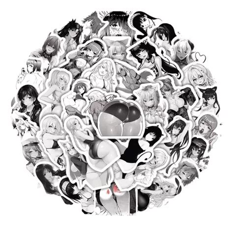 Pegatinas De Anime Hentai Girl Waifu Para Meses Sin Inter S