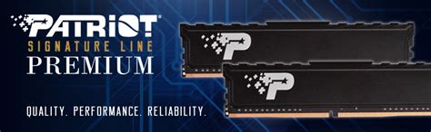 Patriot Memory Signature Premium DDR4 32GB (2x16GB) 2666MHz (PC4-21300 ...