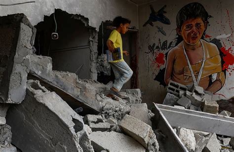 Gaza graffiti artists bedeck houses destroyed by Israel in war – ThePrint – ReutersFeed