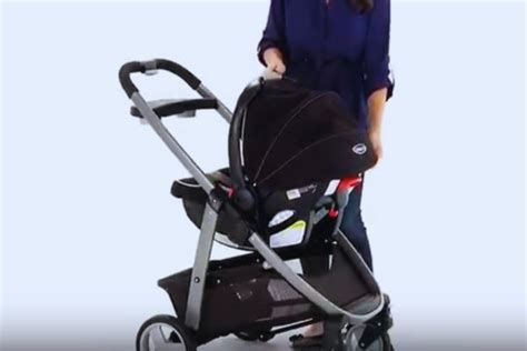 how to open graco click connect stroller