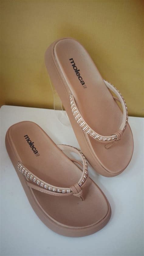 Comprar PAPETE CHINELO STRASS NUDE Jeito Moleca