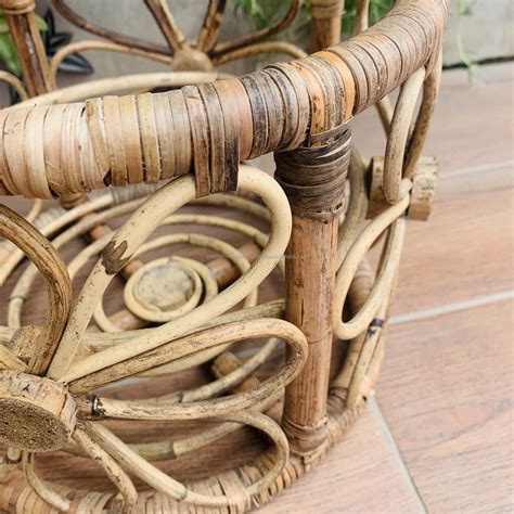 Vintage Luxury Rattan Newborn Baby Cribs/ Baby Cot Photography Props