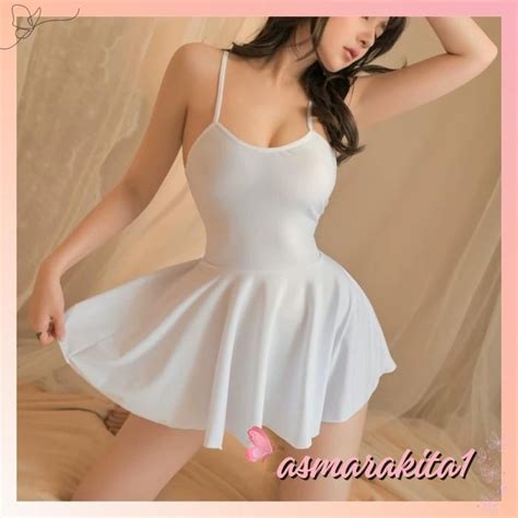 Jual Backless Sexy Lingerie Set Dress Tali Silang Babydoll Baju Tidur A By Asmara Kita Luar