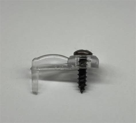 Clear Retainer Clips With Screw (x8) – Lead N' Glass | Family-Owned ...