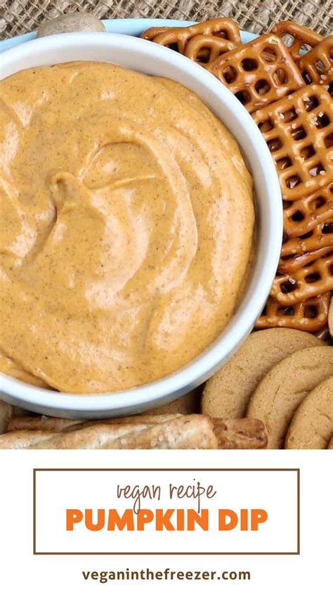 Vegan Pumpkin Dip Creamy And Flavorful