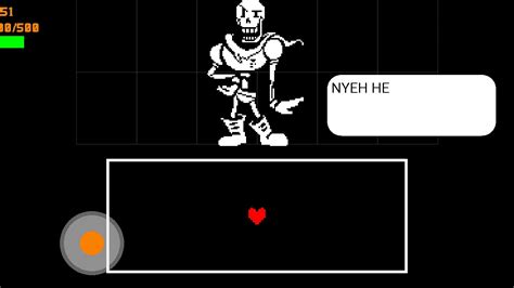 Undertale walczę z Papyrusem YouTube