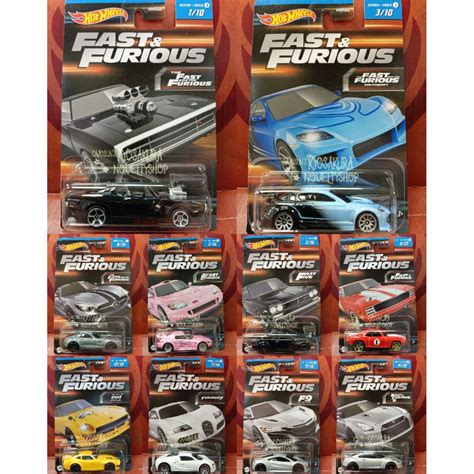 卡就桑的京櫻小舖 現貨 預購 風火輪 Hot Wheels 2023 玩命關頭 合金車 10部車套組 蝦皮購物