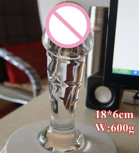 Cm Big Glass Dildo Realistic Penis Dick Huge Glass Lesbian Gay Sex Woman Men Eur