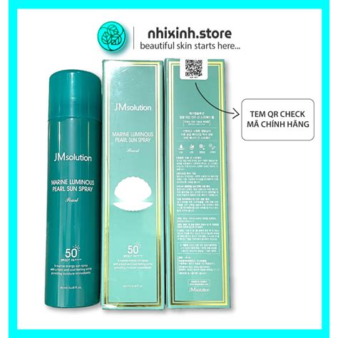 Xịt Chống Nắng JM Solution Marine Luminous Pearl Sun Spray SPF 50+/PA ...