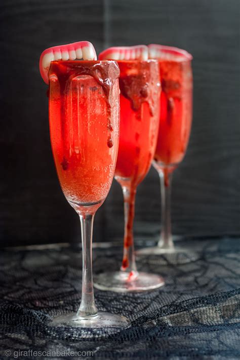 The Bloody Bellini Delicious Blood Is Combined With Bubbly Prosecco To