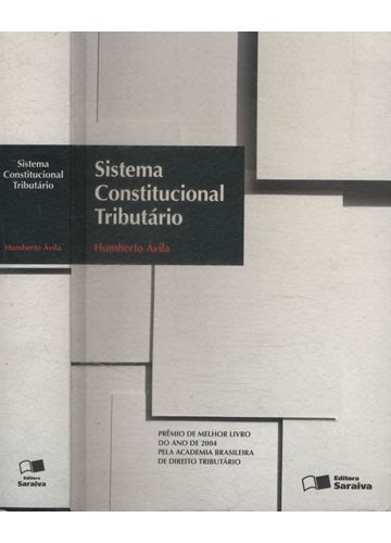 Sebo do Messias Livro Sistema Constitucional Tributário