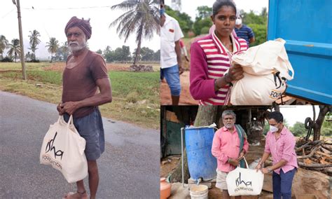 Ishacovidaction Isha Offers Food To Villagers And Energy Boosters To