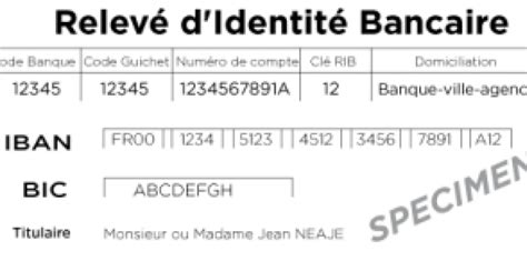 Comment Avoir Un Releve D Identite Bancaire