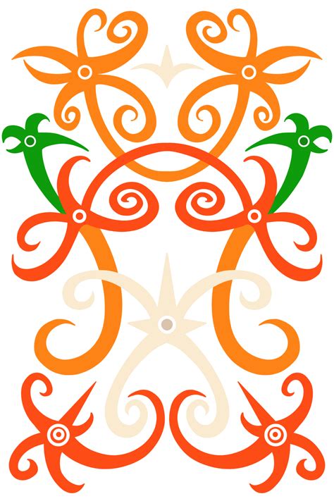 Dayak ethnic ornament 16582674 PNG