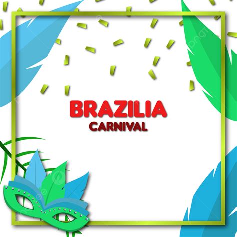 Brazilian Carnival Vector Hd Png Images Golden Border For Brazilian