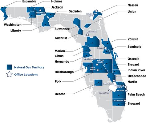 Progress Energy Florida Service Area Map