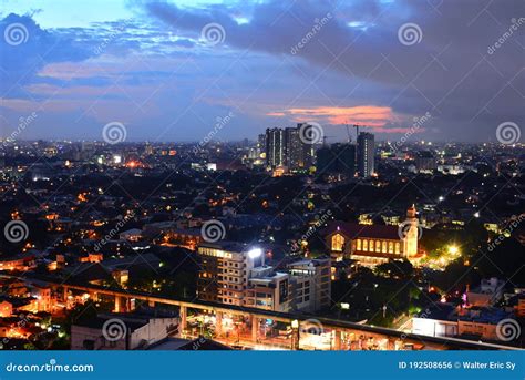 quezon city overview  philippines editorial photo image  urban