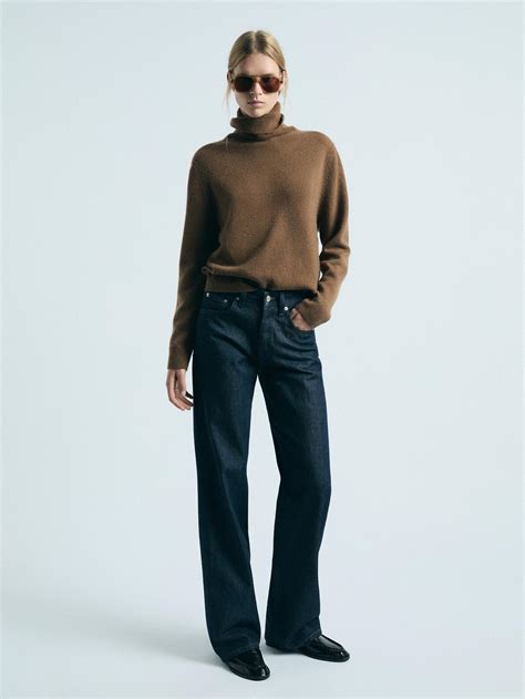 Jeansy damskie - Massimo Dutti - PL