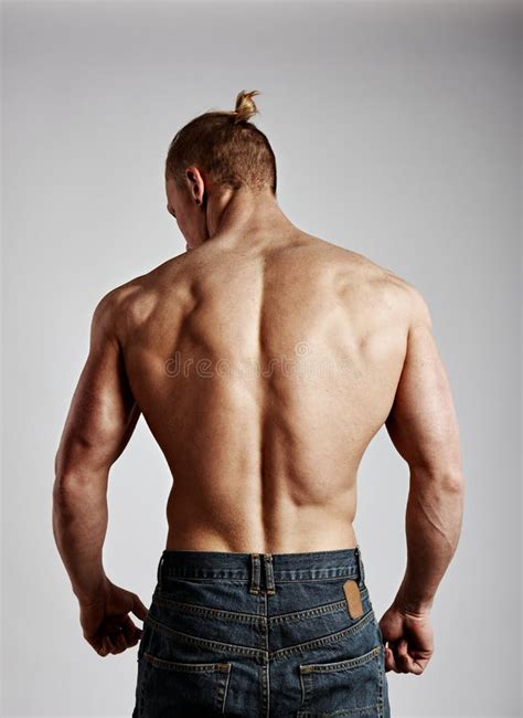 Torso Concept Man With Naked Torso Back Torso And Arms Muscle Stock Photo Image Of Biceps