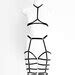 Body Harness Lingerie Set Cage Bra Strappy Outfit Exotic Dancewear Pole Fitness Festival