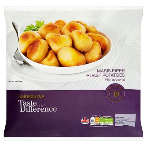 Sainsbury S Taste The Difference Maris Piper Roast Potatoes With Goose