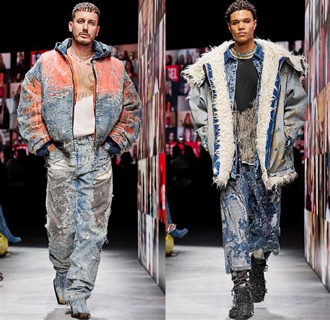 Diesel 2024-2025 Fall Autumn Winter Mens Runway Looks | Fashion Forward