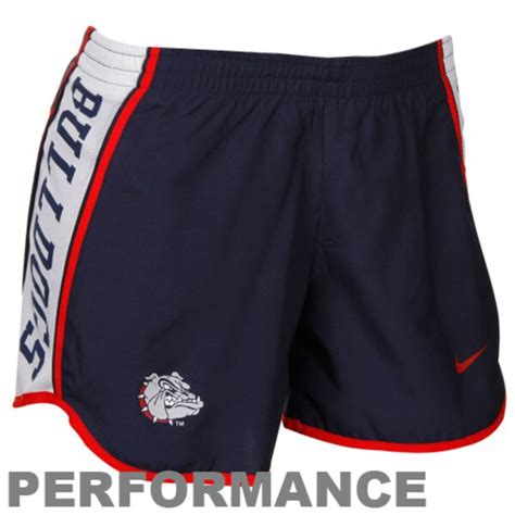 Nike Gonzaga Bulldogs Ladies Navy Blue Pacer Performance Shorts ...