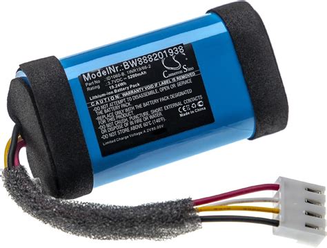 vhbw Replacement Battery for JBL 1INR19/66-2, ID1060-B for Speakers ...
